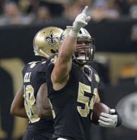 Nate Stupar makes key interception for Saints while rotating with Dannell Ellerbe at weak-side linebacker