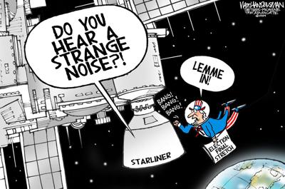 Walt Handelsman: Strange noise