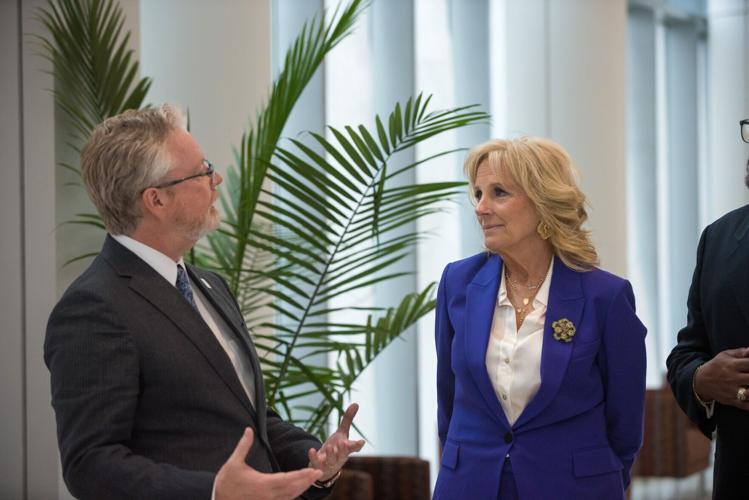 Dr. Ramos and Jill Biden