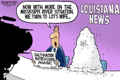 Walt Handelsman: Salt returns!